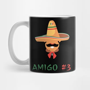 Funny Mexican Amigo #3 Group Matching Mug